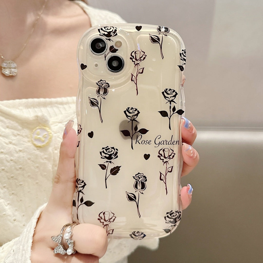 3D Floral Sketch Case