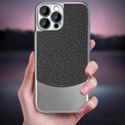 Distinct Dual Tone Rock Texture Case - iPhone