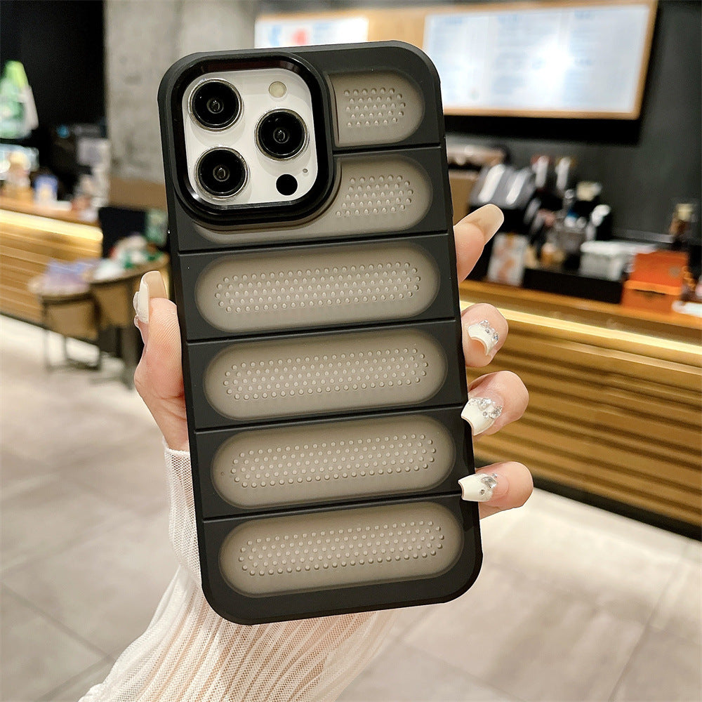 Frosted Airflow Breathable Mesh Case - iPhone