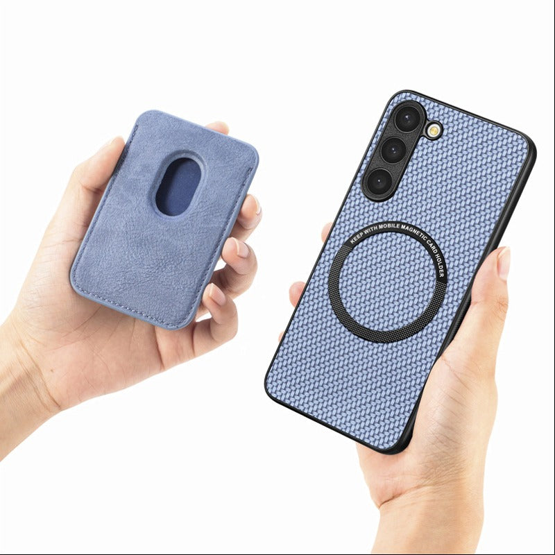 Galaxy S series Stylish Craft Woven Pattern Magsafe Case