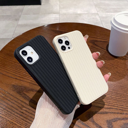 Vivid Woven Textured Stripes Case - iPhone