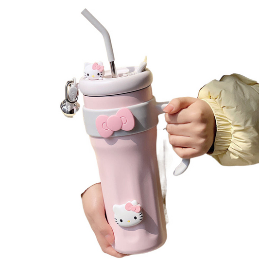 Solid Pastel Kitty Insulated Hydrator Tumbler