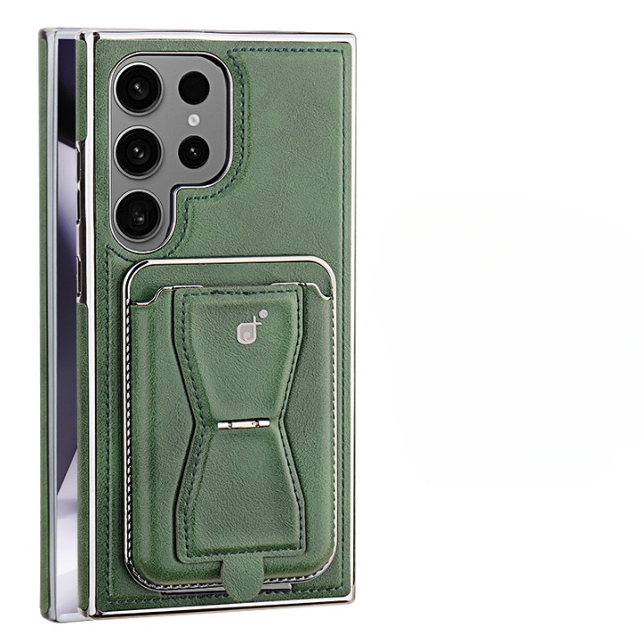 Leather Wallet Stand Phone Case - Samsung