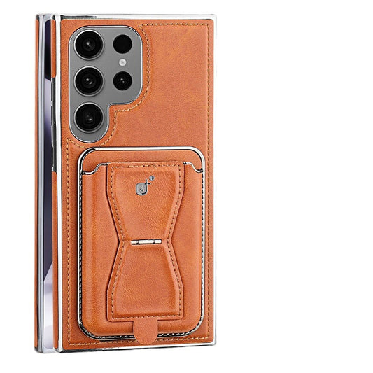 Leather Wallet Stand Phone Case - Samsung