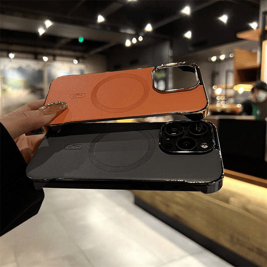 Frameless Magsafe Leather Case - iPhone