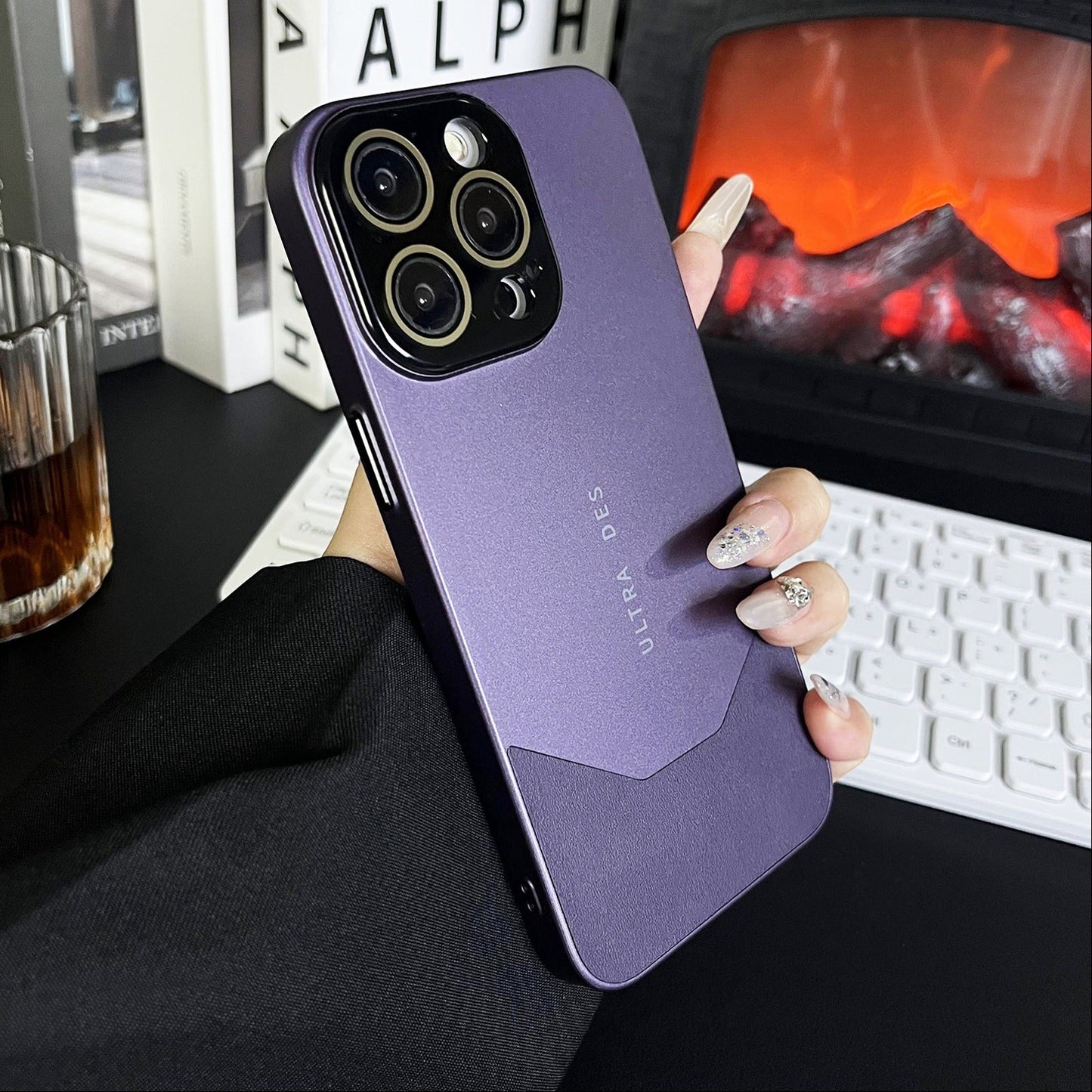Dual Hue Delight Two-Tone Splicing Case - iPhone