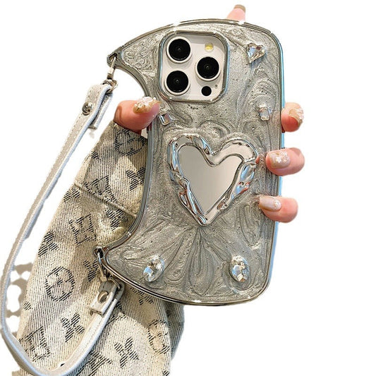 Glamorous Heart Mirror Phone Case