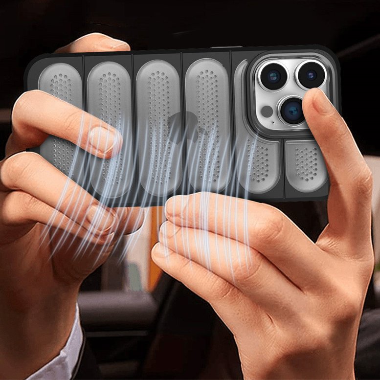 Frosted Airflow Breathable Mesh Case - iPhone