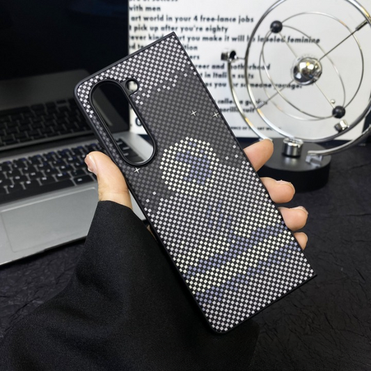 Mosaic Flower Pattern Case - Samsung