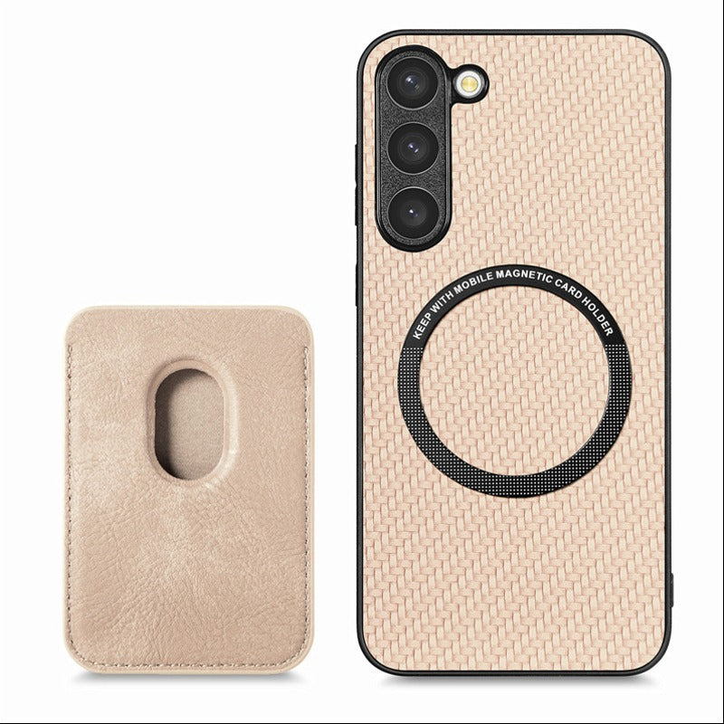Galaxy S series Stylish Craft Woven Pattern Magsafe Case