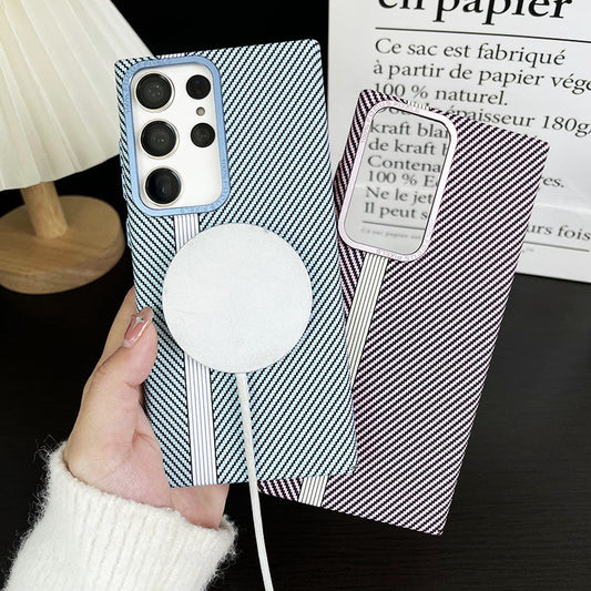 Elegant Style Striped Hard Case - Samsung