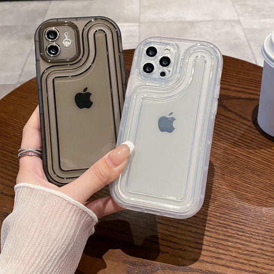 Crystal Clear Air Cushion Case - iPhone