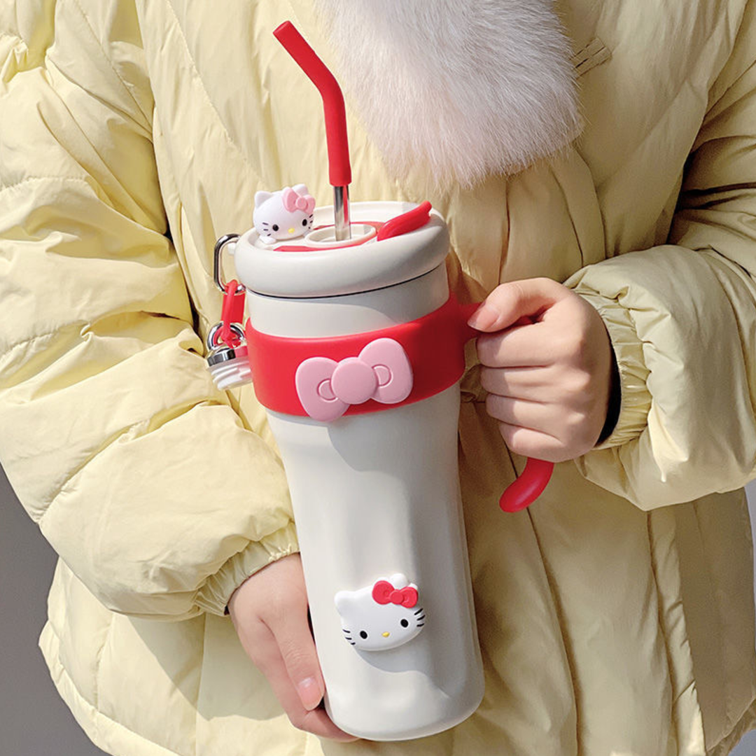Solid Pastel Kitty Insulated Hydrator Tumbler