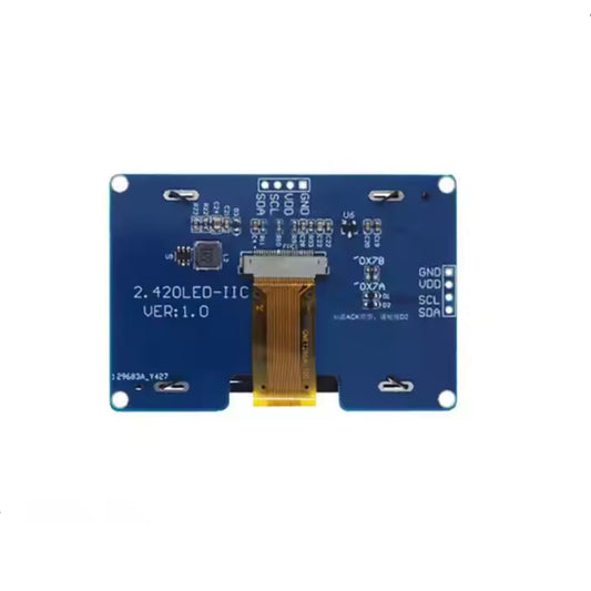 OLED 2.42 inch 4 Pin IIC I2C Interface 3.3V White