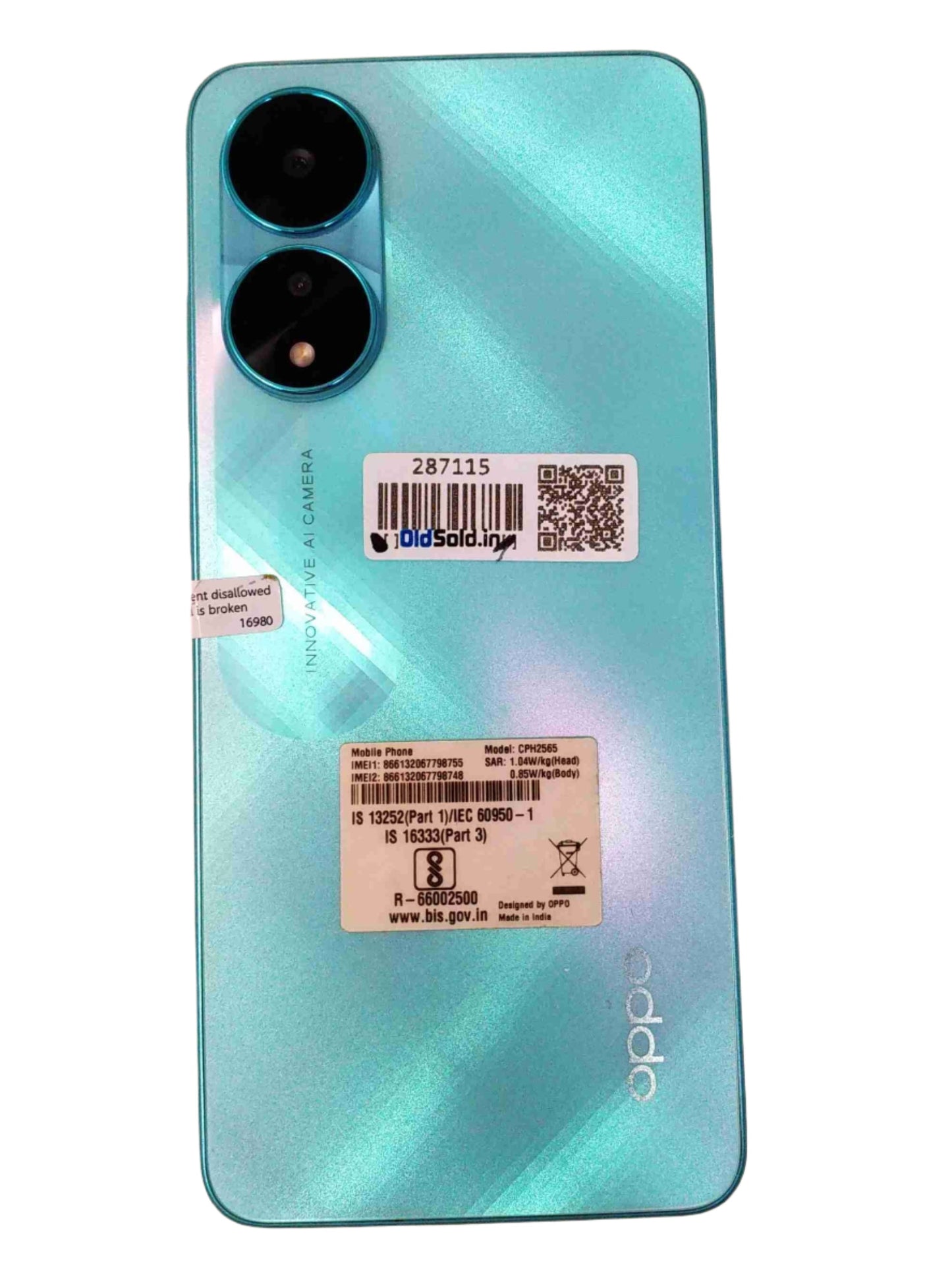 Oppo A78 4G - Refurbished