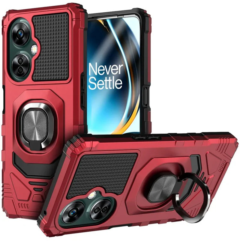 OnePlus Nord Series Magnetic Armor Case with Ring Holder