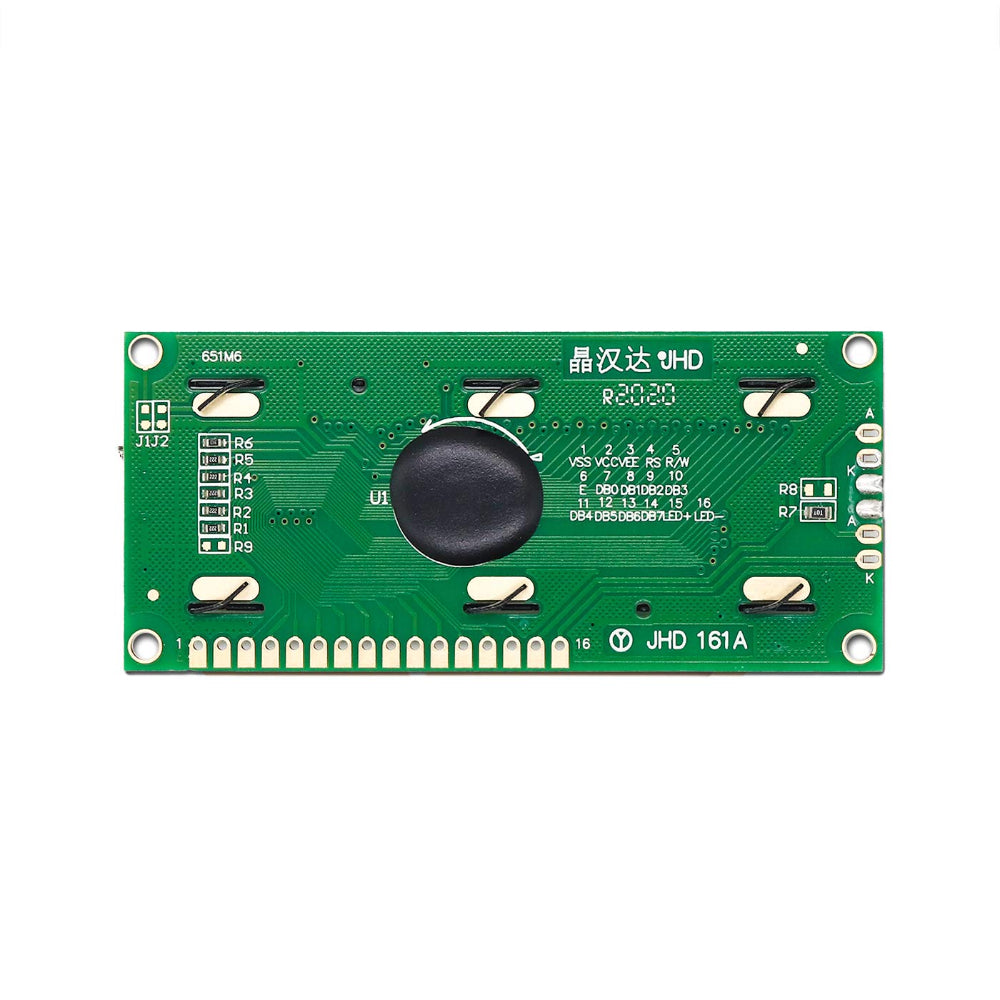 Original JHD 16x1 Character LCD Display With Green Backlight
