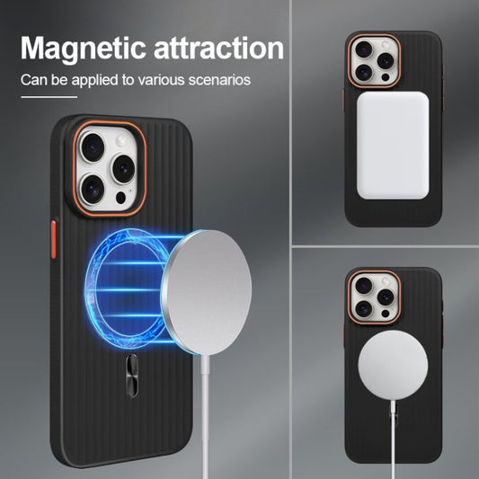 Frosted Stripes Pattern Magsafe Case- iPhone