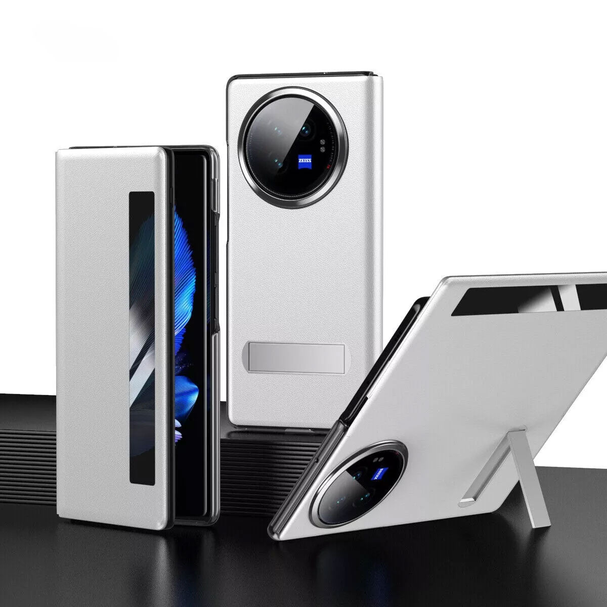 Smart Flip Stand PU Leather Case - OnePlus Open