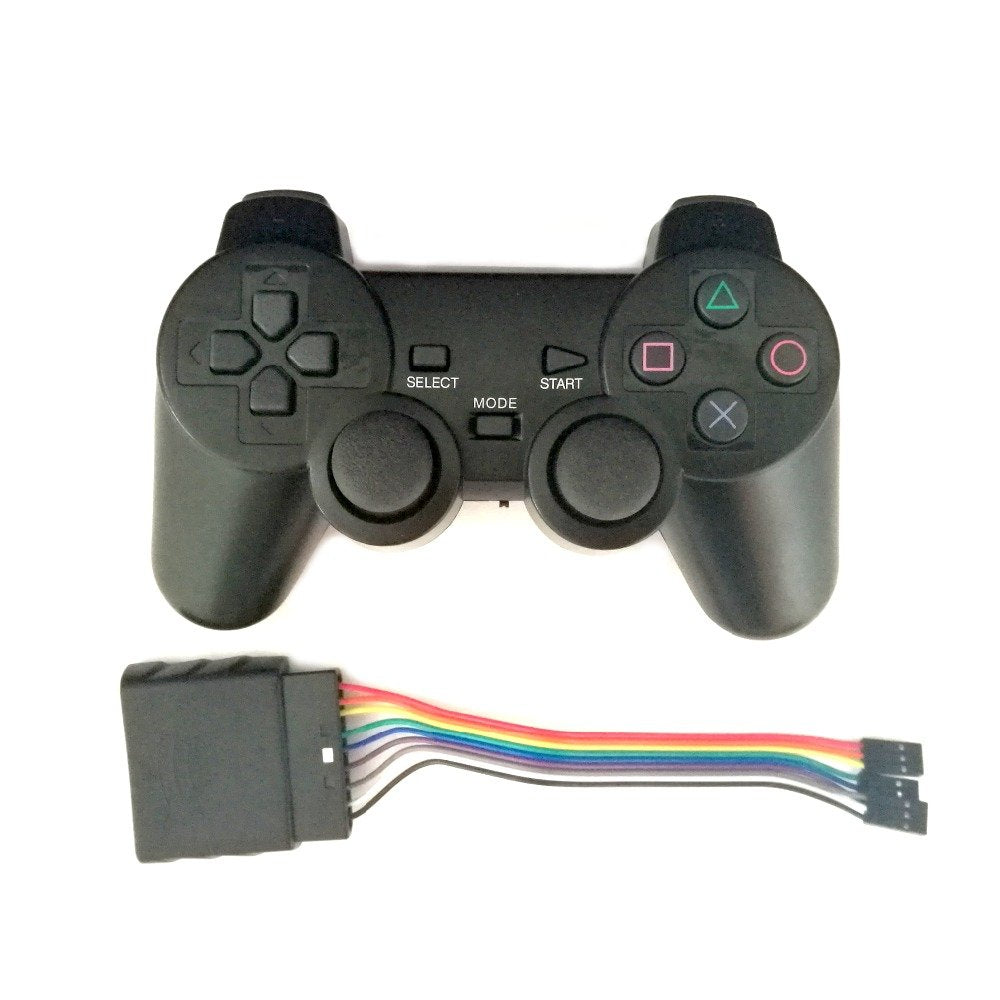 PS2 Wireless Controller Gamepad Joystick 2.4G RF Remote & Receiver