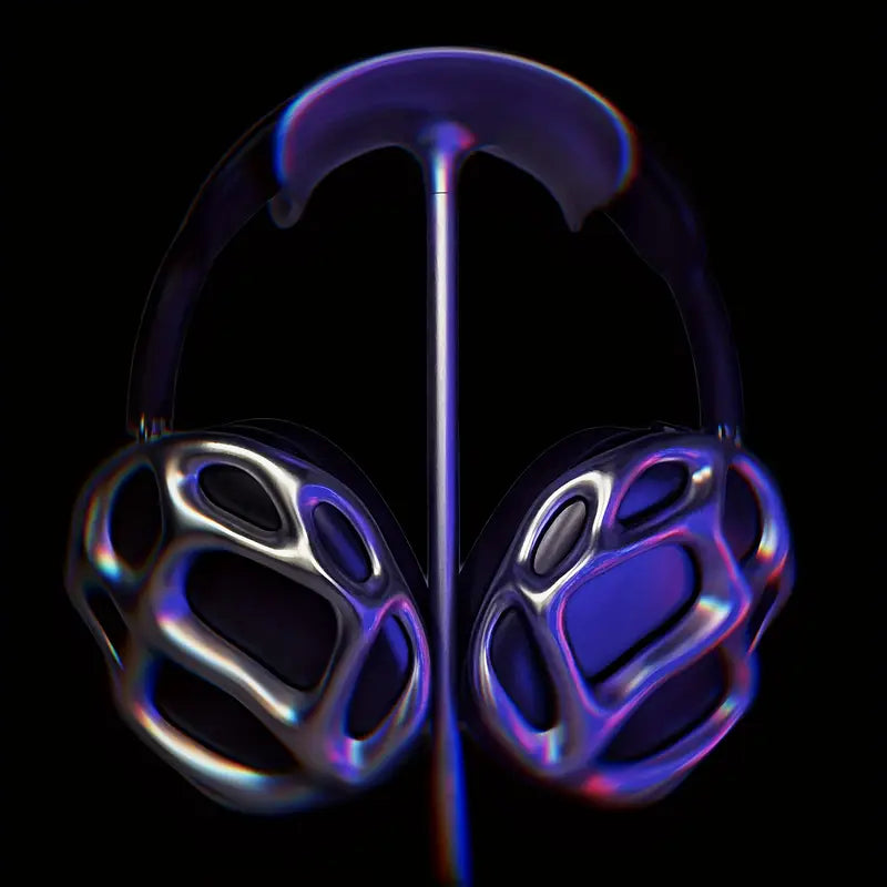 Galactic Grid Metallic AirPods Max Case