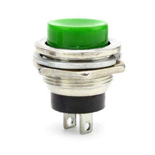 PBS-26B 2A 250V Push Button Green