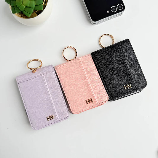 SnapCarry Wristlet Leather Wallet Case - Samsung