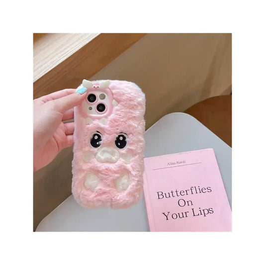 Charming Piggy Plush Phone Case