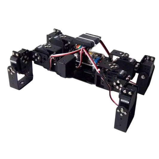 9 DOF Metal Quadruped Robot Bionic Mechanical Dog with Structural parts without Servo