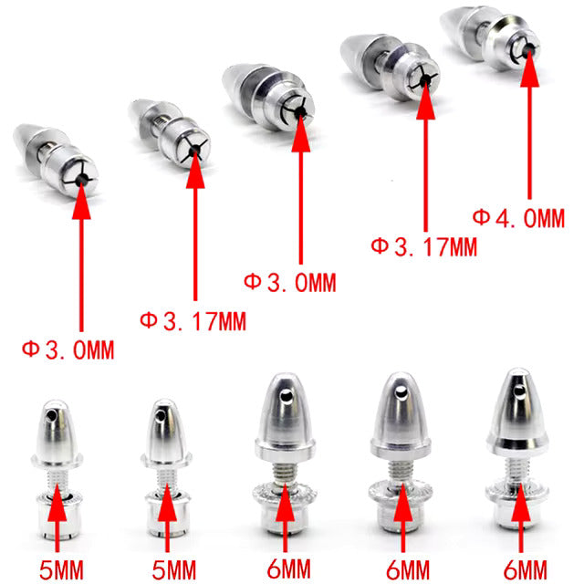 RC Aluminum Bullet Propeller Adapter Holder