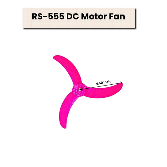 Multicolour 3-Blade Fan for 12-Volt DC Fan