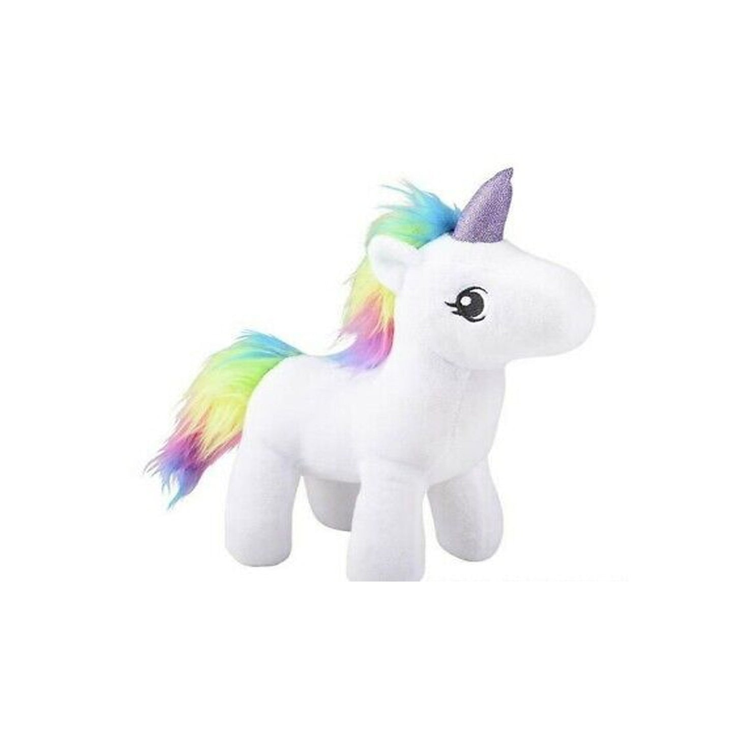 Rainbow Plush Soft Plush Unicorn Shape Stoking Stuffer Toy For Baby & Kids- MOQ 12