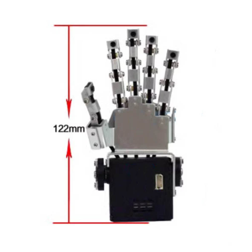 Robotic Palm Arm with Five Fingers Paw Claw Gripper with Servo Right hand