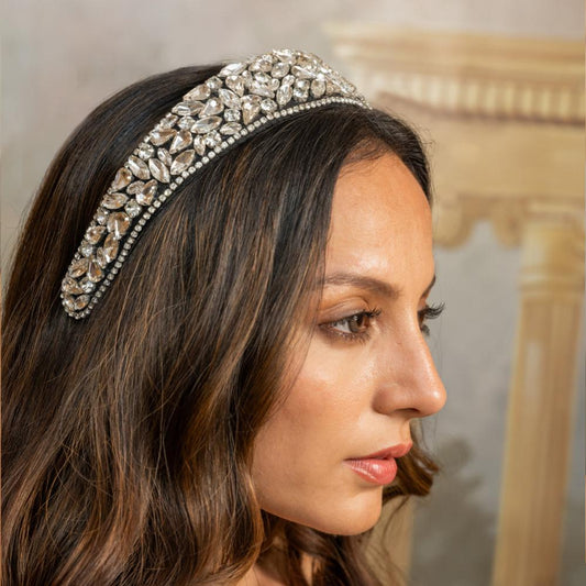 Dazzling Crystal Velvet Headband
