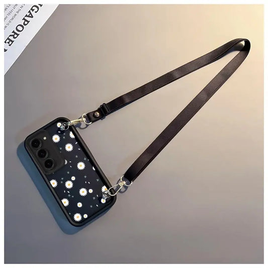 Blossom Crossbody Strap Phone Case - Samsung