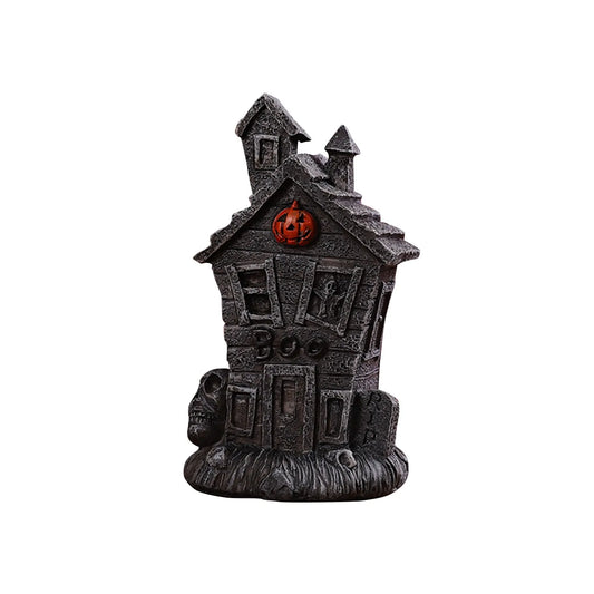 0709BA 2024 New Halloween Ghost Skulls Pumpkins Resin Ornament Halloween Home Desk Decorations