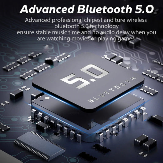 pTron Soundster Pro Over-Ear Bluetooth Headphones with High Bass for All Smartphones - Black