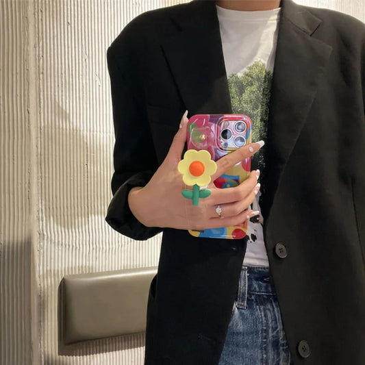 Color Splash Flower Stand Case