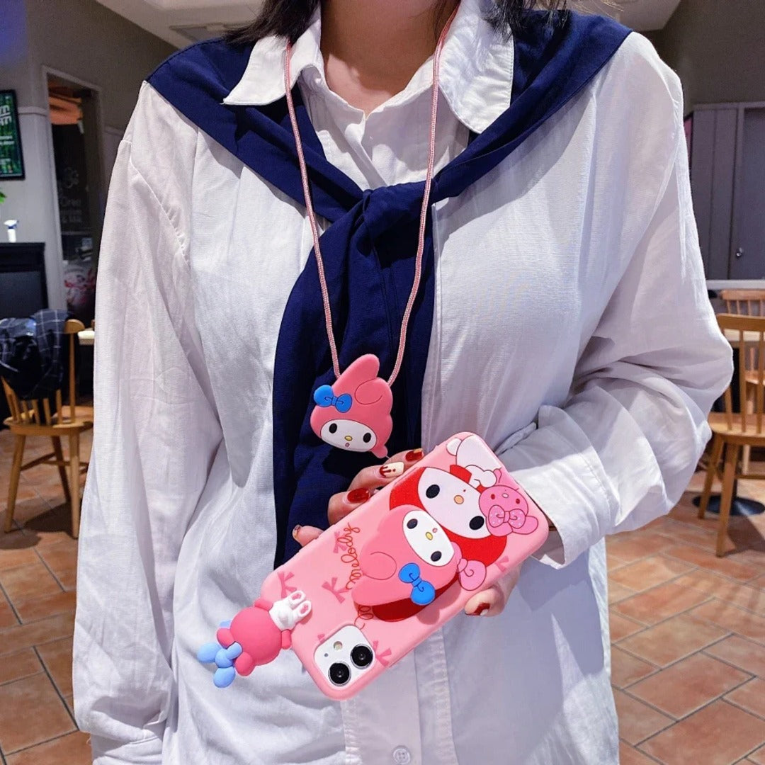 Cute Hello Kitty Charm Phone Case