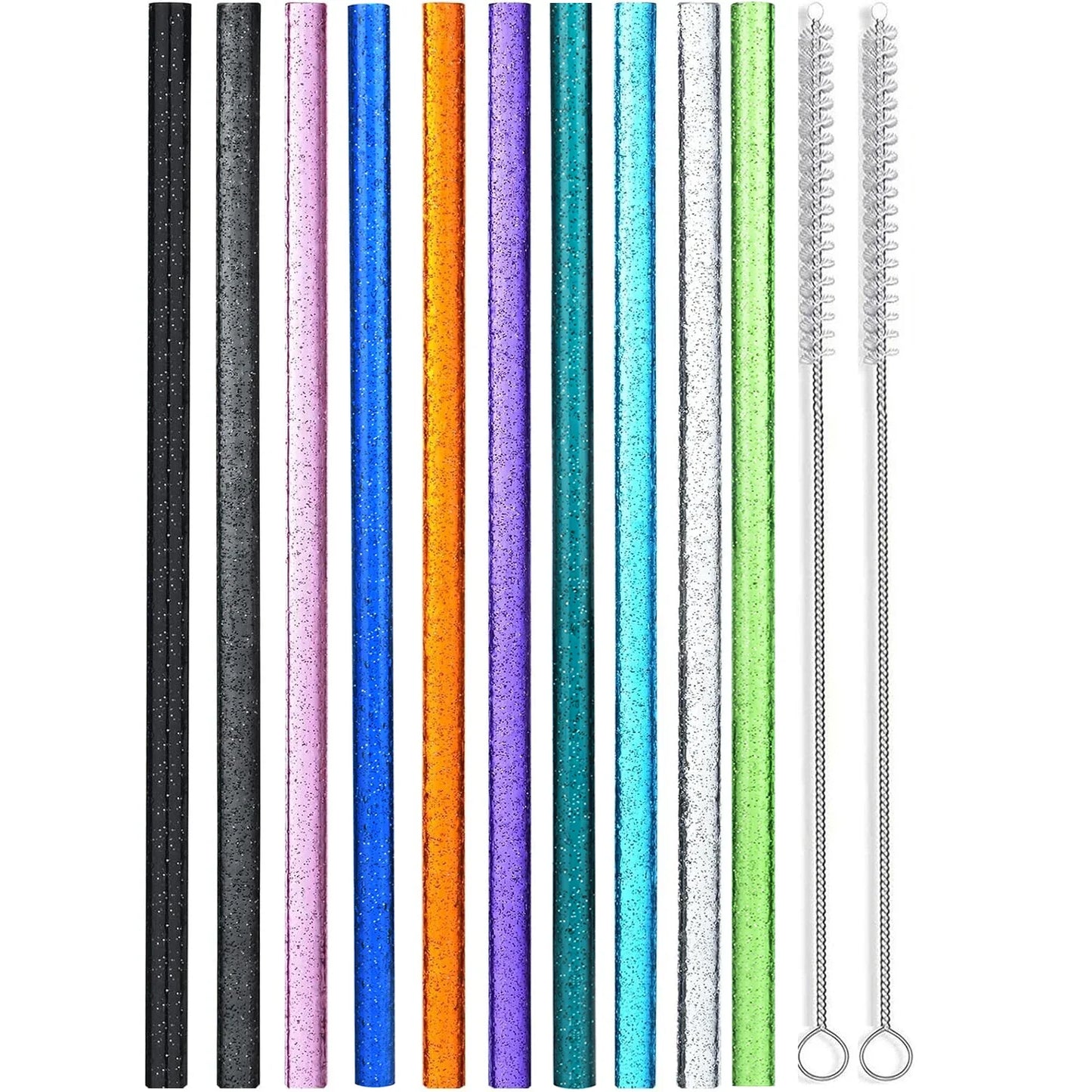 10 Pack Color Replacement Straws for 40 oz 30 oz Tumbler
