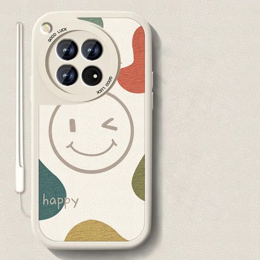 Smiley Patchwork Fashionable & Protective Case - OnePlus