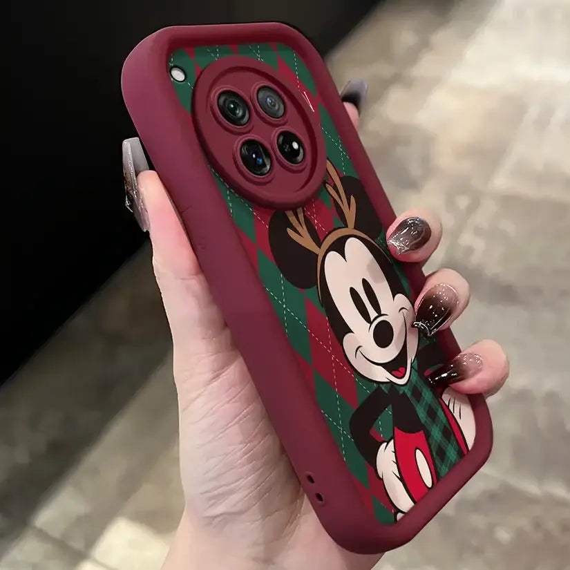 Cute Christmas Mickey Soft Case - OnePlus