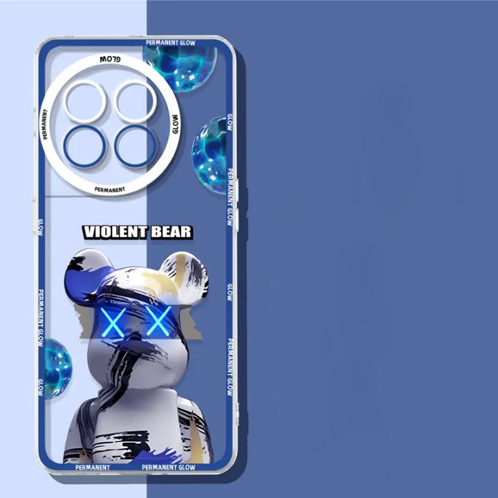 Violent Bear Transparent Glow Case - OnePlus