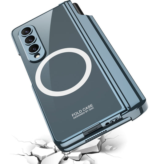 Galaxy Z Fold4 Magnetic Magsafe Metal Bracket S Pen Slot Case