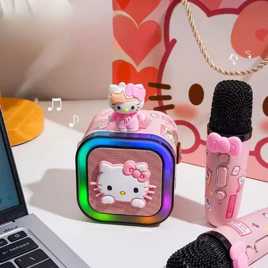 Hello Kitty Wireless Microphone And Speaker Set