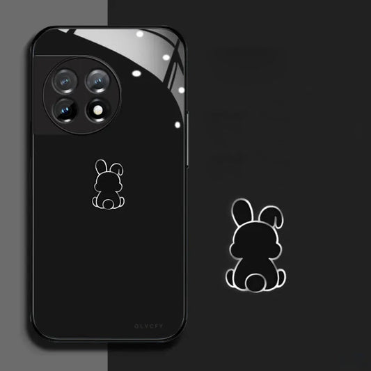 Modern Glossy Rabbit Silhouette Case - OnePlus