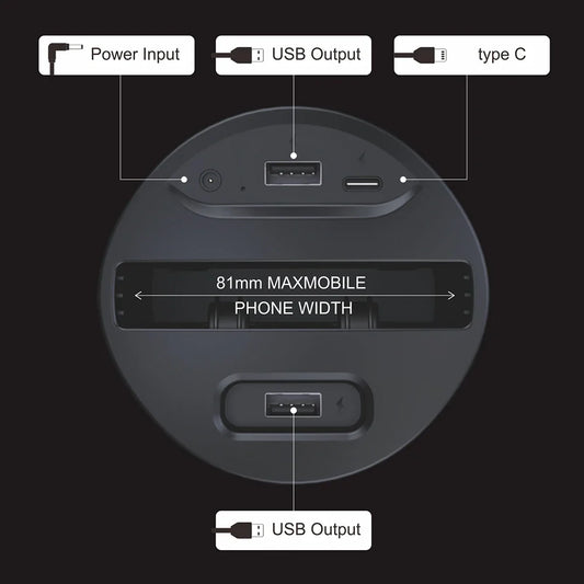 Wireless Cup Holder Car Phone Charger