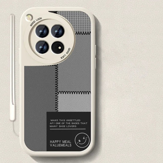 Zigzag Stitch-Inspired Protective Phone Case - OnePlus