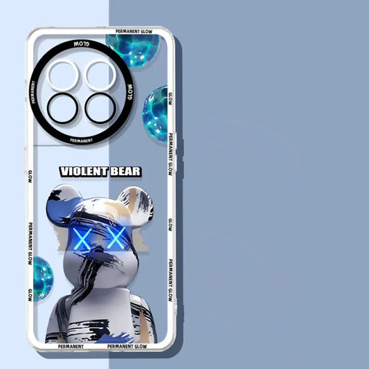 Violent Bear Transparent Glow Case - OnePlus