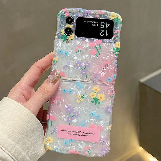 Cute Floral Fancy Pattern Case - Samsung